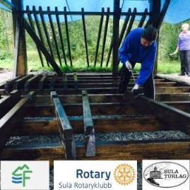 Dugnader på grindløa i august 2016