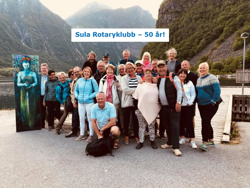 Sula Rotaryklubb feirer 50 års jubileum